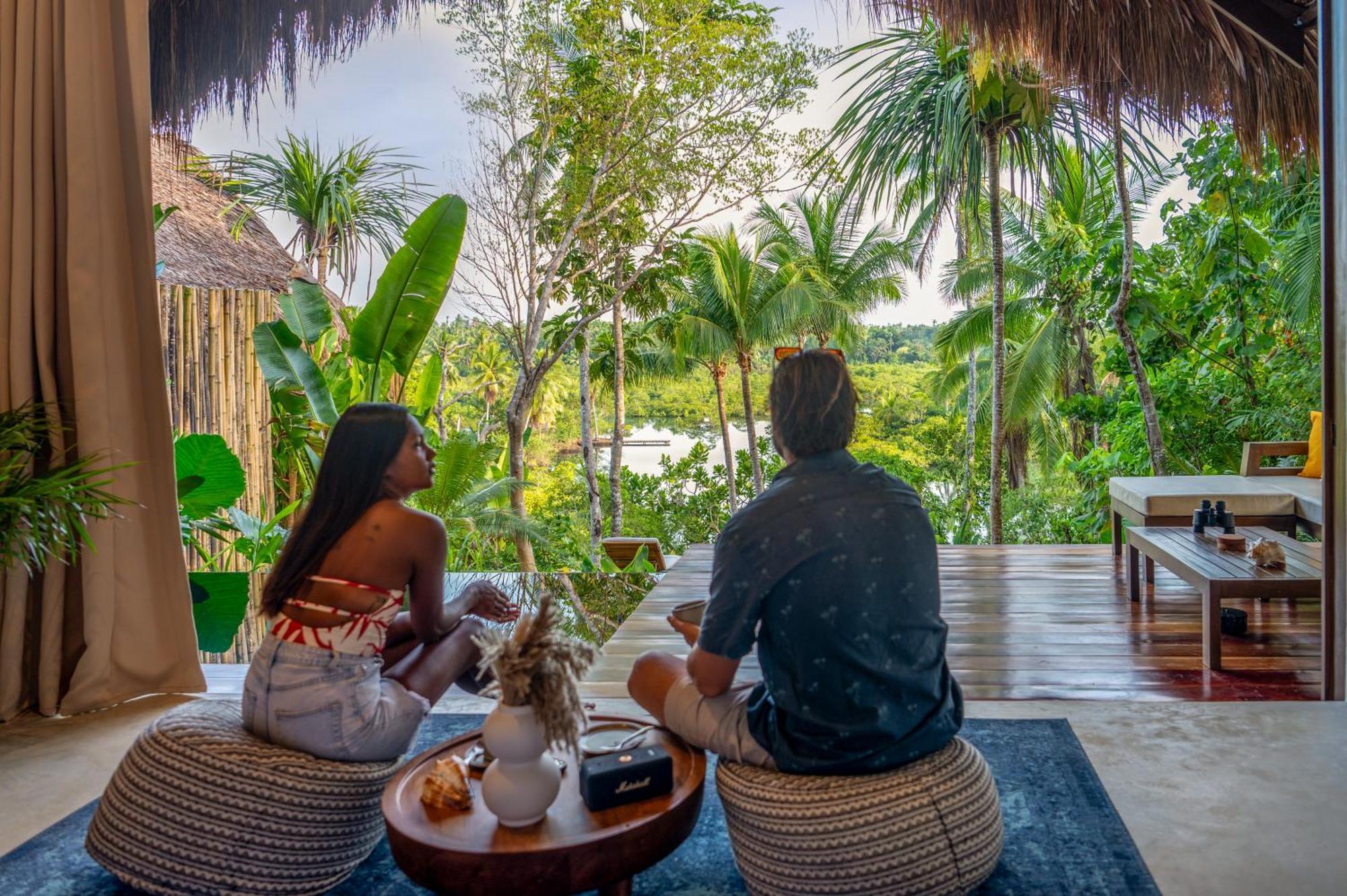 Private Villa With Pool - Kalani River Villas General Luna  Eksteriør bilde