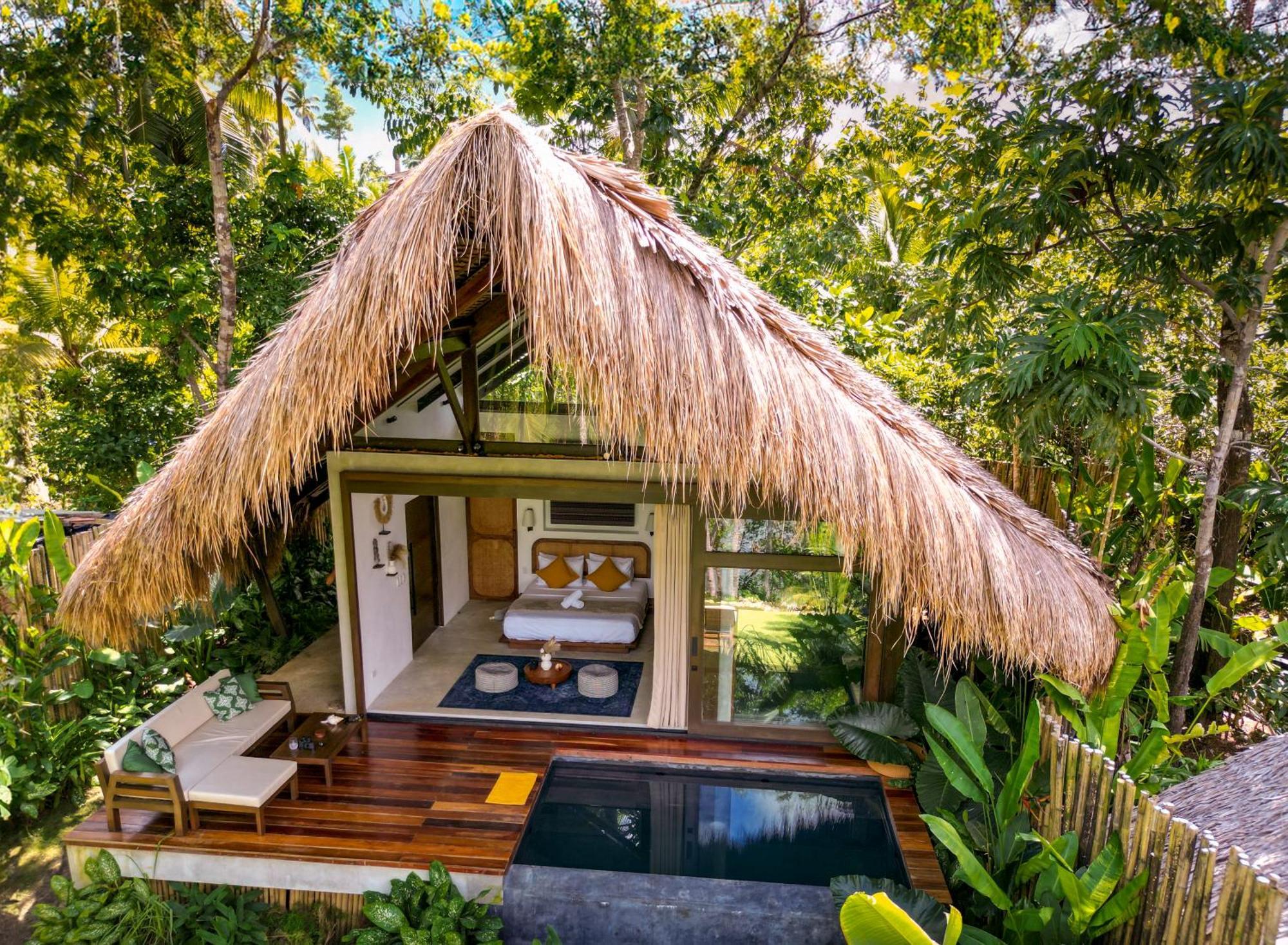 Private Villa With Pool - Kalani River Villas General Luna  Eksteriør bilde